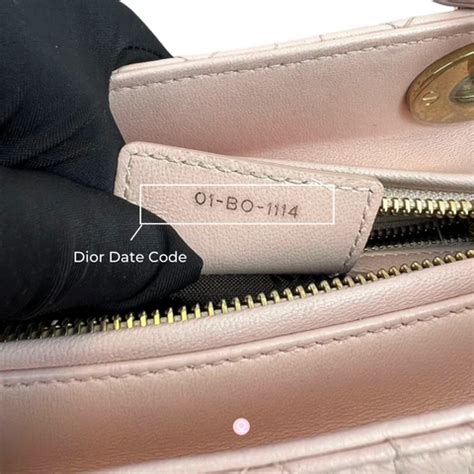 check code dior bag|Dior date codes.